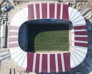 Karaman’da inşa edilen stadyum açılışa hazırlanıyor