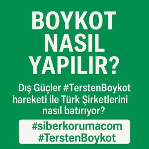 Boykot nasıl olmalı? #TerstenBoykot