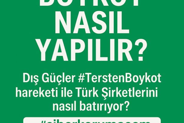 Boykot nasıl olmalı? #TerstenBoykot